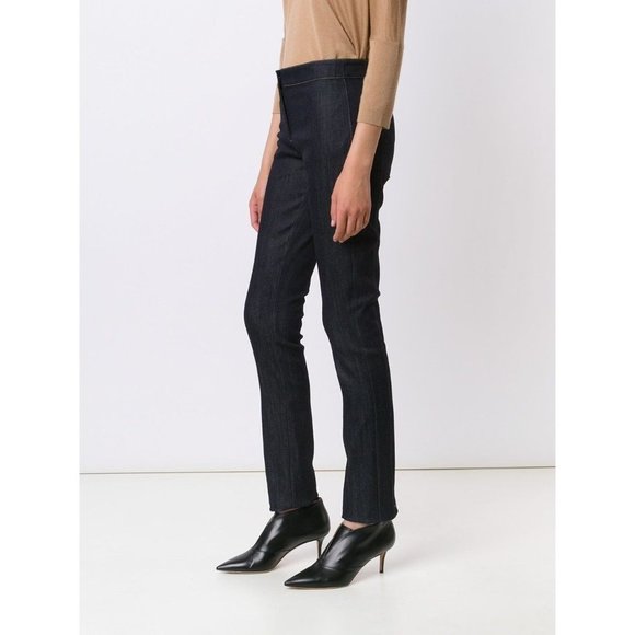 $495 DEREK LAM CROSBY Indigo HANNE LEGGING Denim  Jeans ( 6 ) - Picture 2 of 6